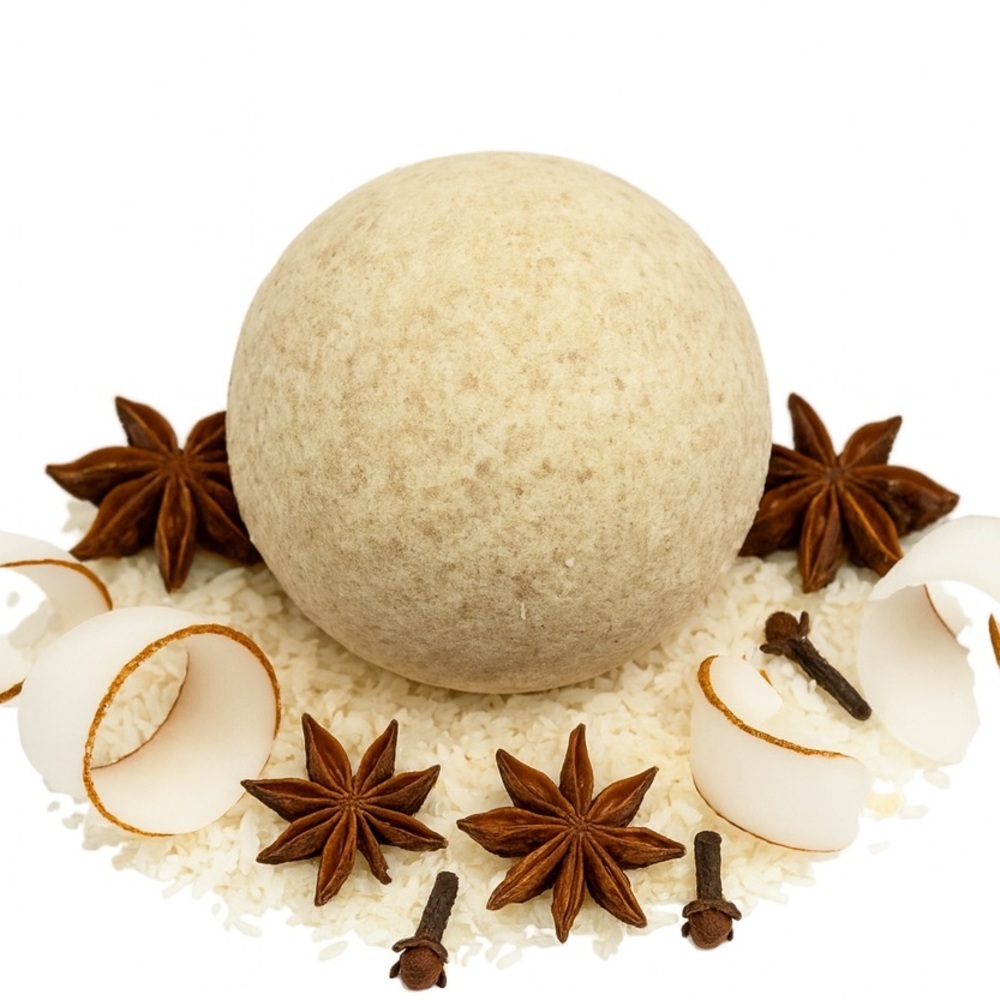 5 pack - bath bomb - coconut spice